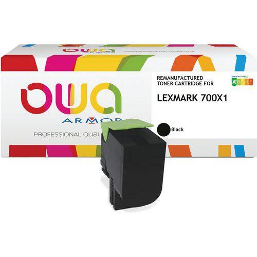 Illustration de : Toner remanufacturé Lexmark 70C0X - Owa