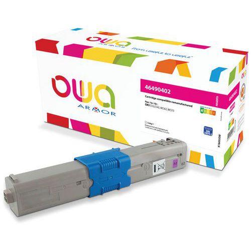 Toner remanufacturé OKI 46490402 - Magenta thumbnail image 1