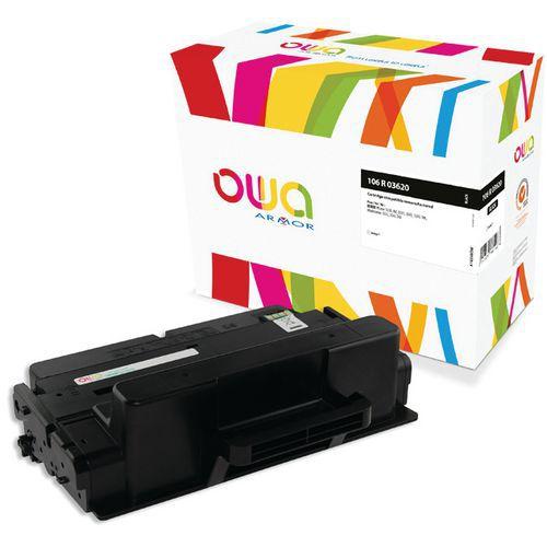 Illustration de : Toner remanufacturé Xeros 106 R 03620 - Noir - Owa