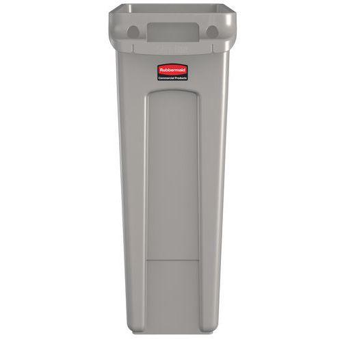 Illustration de : Collecteur Slim Jim avec conduits d'aération 87 L_Rubbermaid