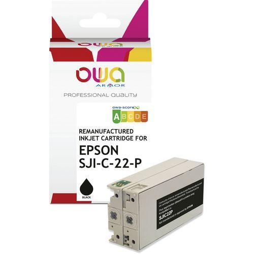 Cartouche d'encre remanufacturée Epson SJI-C-22-P- Noir thumbnail image 1