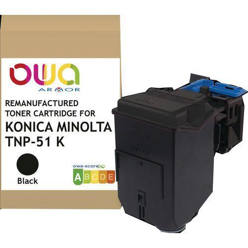 Toner remanufacturé Konica Minolta TNP-51K - Noir thumbnail image 1
