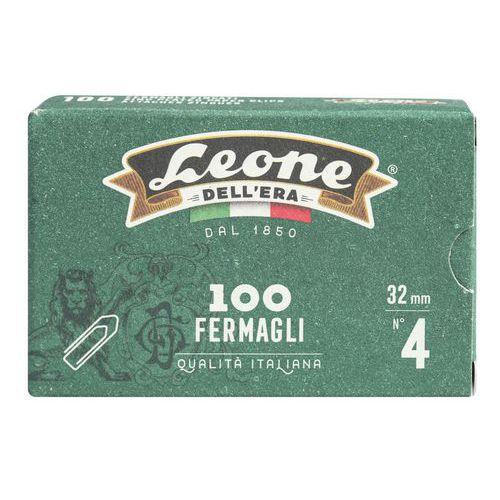 Illustration de : Boîte de 100 trombones galvanisés recyclés 32 mm Gamme Leone Dell'era