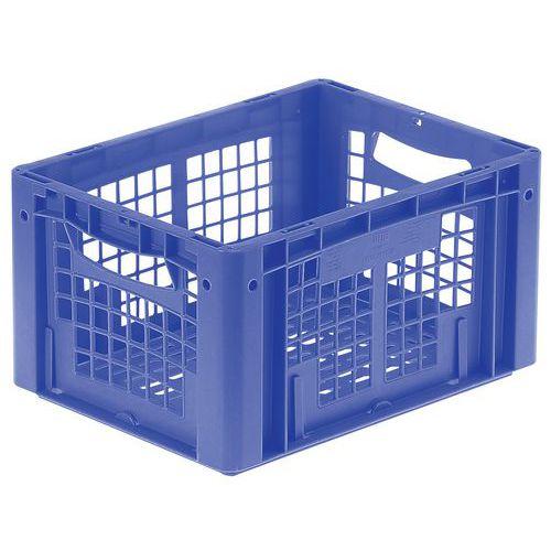 Illustration de : Bac norme Europe fond et parois ajourés - Longueur 400 mm - 19 L à 24 L