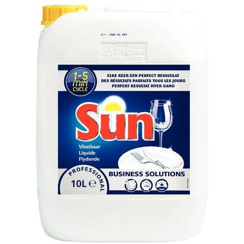Illustration de : Sun Pro lavage liquide - Machine cycle court