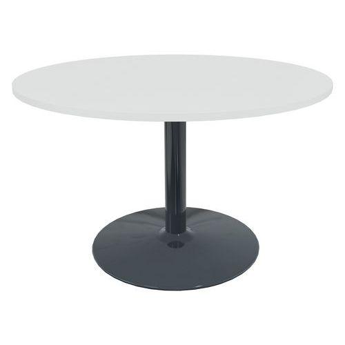 Illustration de : Table ronde Evidence pied central Vinco