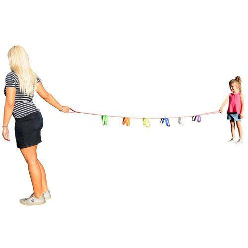 Illustration de : Corde de promenade coloris assortis