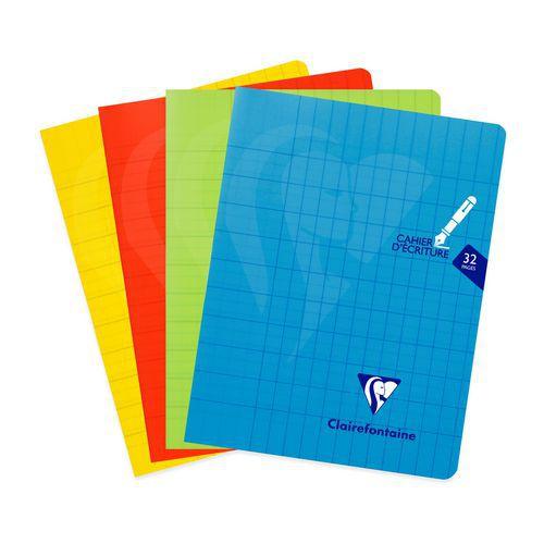 Illustration de : Cahier piqué Mimesys 17x22 cm 32p - Clairefontaine