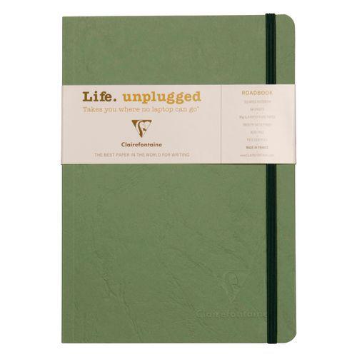 Illustration de : Roadbook carnet brochure à élastique Age Bag ligné - Clairefontaine