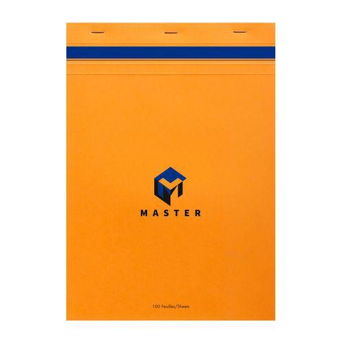 Illustration de : Bloc de bureau agrafé en-tête Master 5x5 - Calligraphe