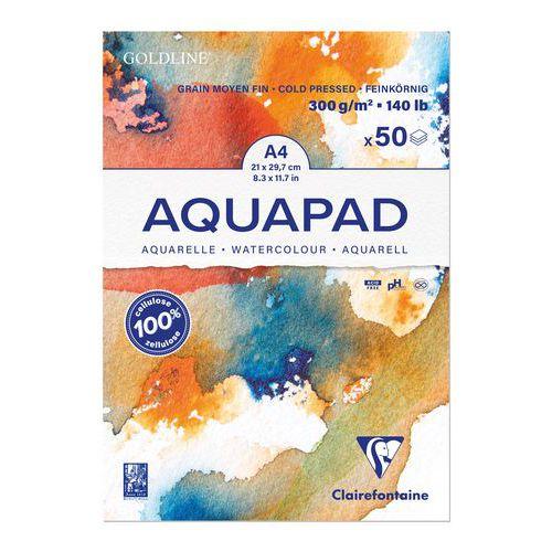 Illustration de : Bloc Aquapad 300g - Clairefontaine