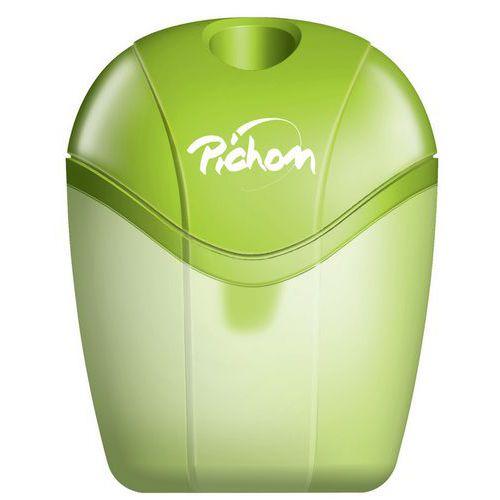 Illustration de : Taille-crayon 1 trou avec réservoir - Pichon