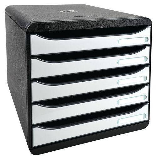 Illustration de : Caisson individuel 5 tiroirs BIG-BOX PLUS