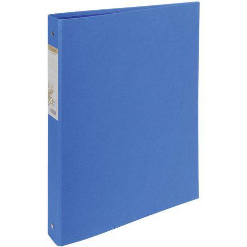 Illustration de : Classeur rembordé papier 4 anneaux 30mm Forever - A4