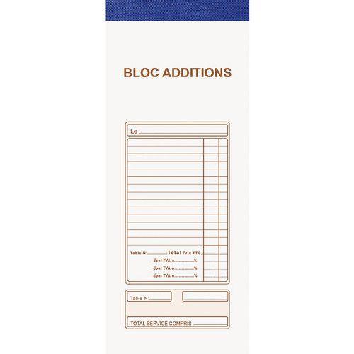 Illustration de : Bloc Maître d'Hôtel 50 feuillets autocopiants numérotés en tripli