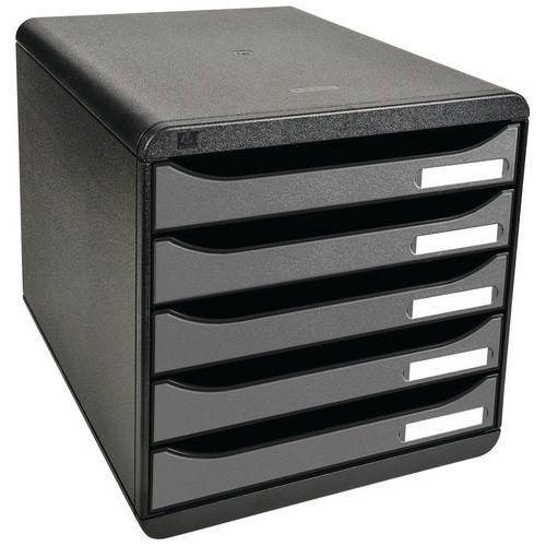 Illustration de : Caisson individuel 5 tiroirs BIG-BOX PLUS certifié Ange Bleu