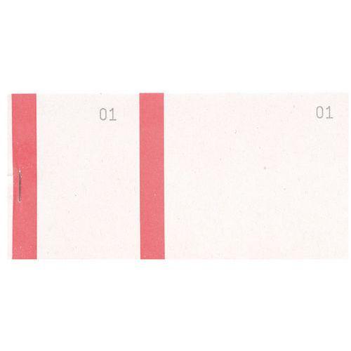 Illustration de : Bloc vendeur à bande couleur 100 feuillets double numérotage