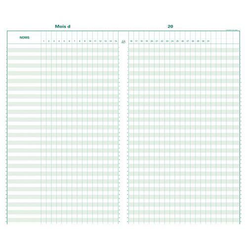 Illustration de : Piqûre 40x24cm - Pointage 46 lignes 80 pages