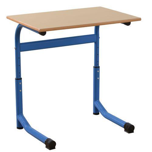 Illustration de : Table scolaire réglable Forum chants alaisés