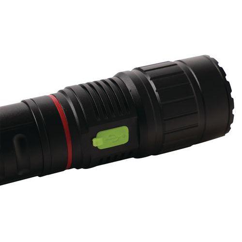 Illustration de : Lampe torche Led rechargeable polyvalente - Manutan Expert