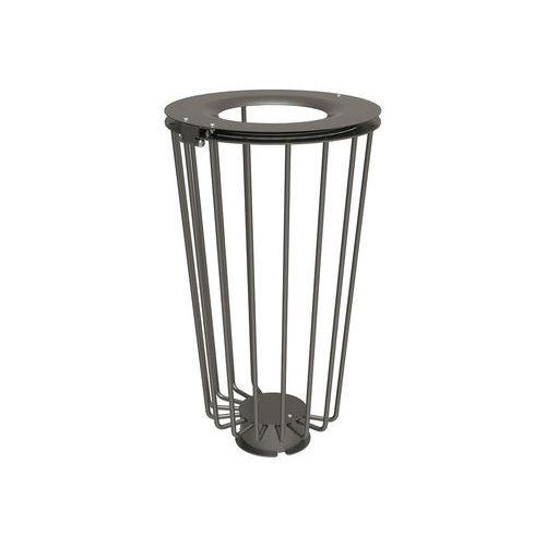 Poubelle Lofoten Vigipirate 100 L acier galva - gris Procity thumbnail image 1