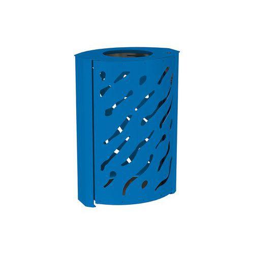 Poubelle Venise 120 L - galva bleu 5010 thumbnail image 1