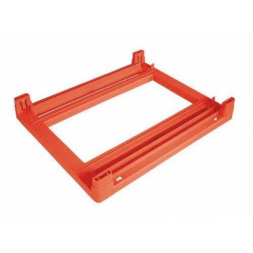 Illustration de : Base 350 x 430 mm pour système de rangement gratstack - Gratnells