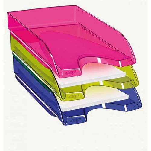 Illustration de : Corbeille à courrier pleine happy superposable 36x25x6 cm - CEP