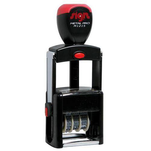 Illustration de : Tampon dateur encrage automatique 4 mm - Sign