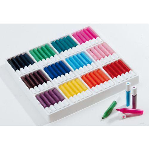 Illustration de : Classpack de 120 feutres couleurs assorties - Pichon