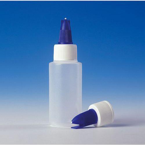 Illustration de : Flacon vide, pour colle liquide (50 ml) avec applicateur