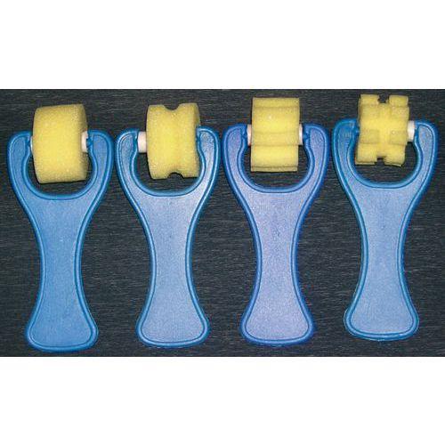 Illustration de : Ensemble de 4 rouleaux à peindre créatifs 25 mm