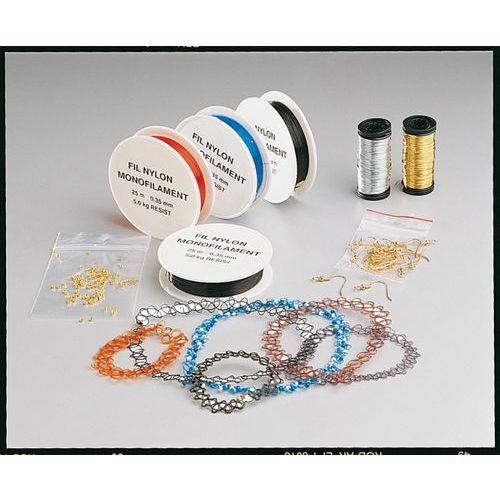 Illustration de : Lot de 6 bobines fil métal