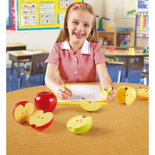 Illustration de : Les pommes fractions magnétiques - Learning ressources