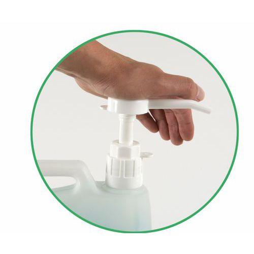 Illustration de : Pompe pour bidon de 5 L colle et vernis colle