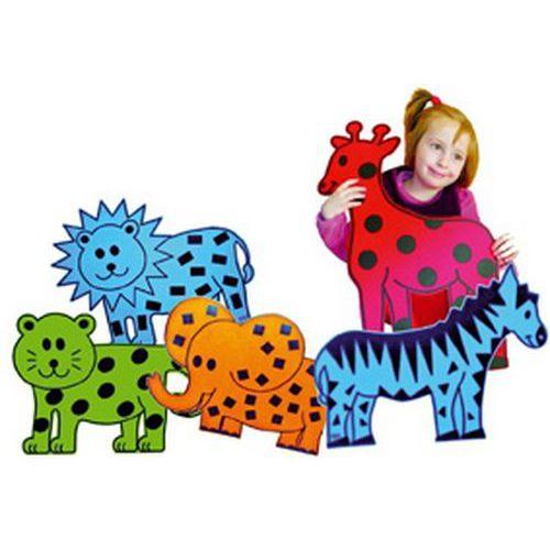 Illustration de : Lot de 5 pochoirs géants