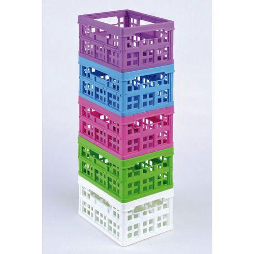 Illustration de : Pack de 5 petites caisses pliantes