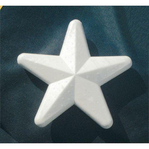 Illustration de : Étoile 100 mm styropor blanche
