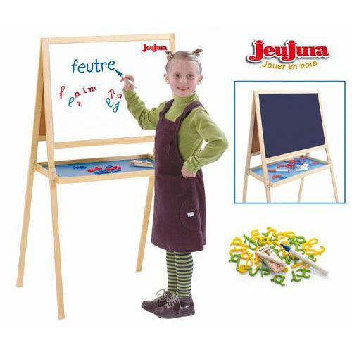 Illustration de : Tableau créatif en bois - Jeujura