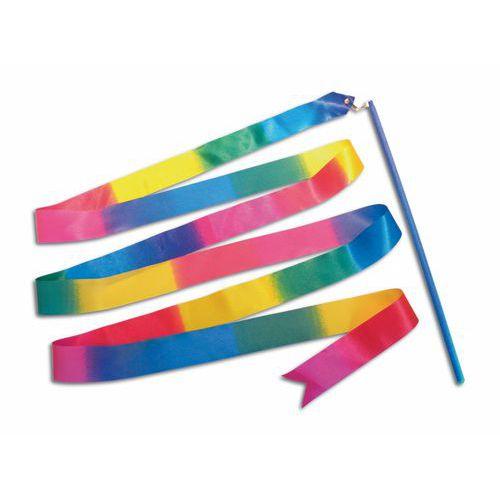 Illustration de : Lot de 4 rubans gymnastique rythmique et sportive