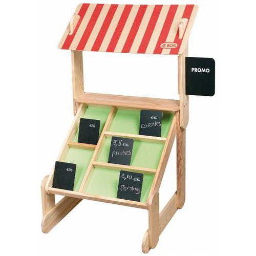 Illustration de : Étal de la marchande - Jb bois