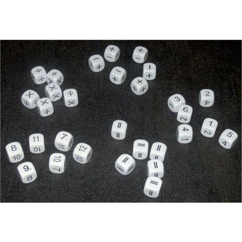 Illustration de : Lot 30 dés éducatifs chiffres