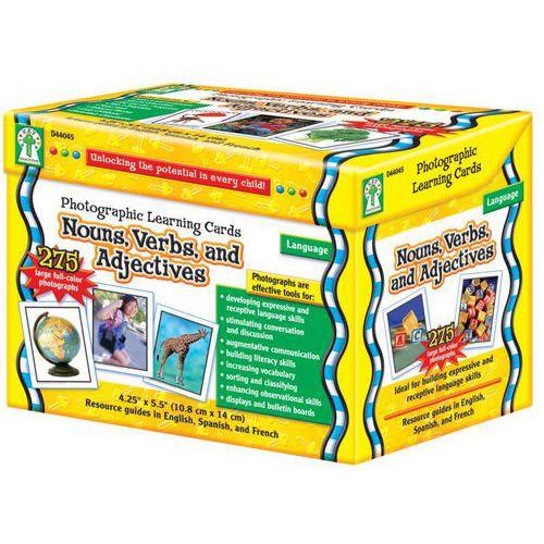 Illustration de : Lot 275 cartes d'apprentissage photographiques - Educational advantage