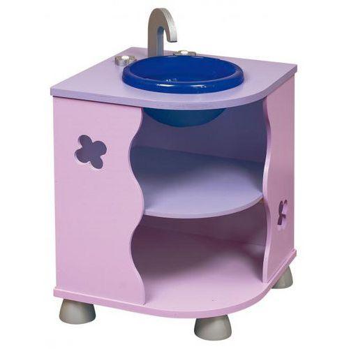 Illustration de : Meuble d'angle évier bloc évier avec robinet et rangement - Jb bois