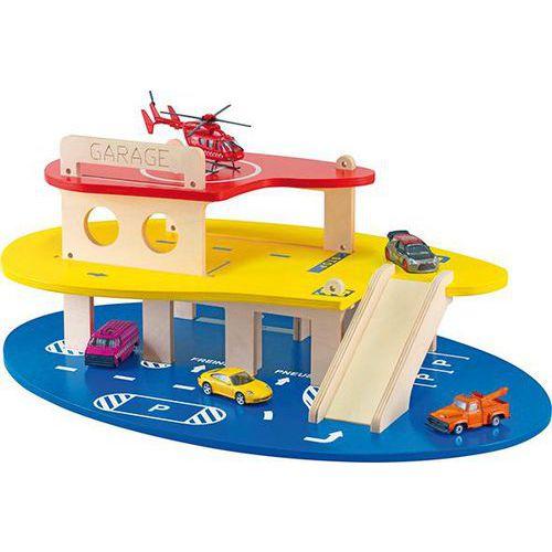 Illustration de : Garage laque multicolore 3 niveaux - Jb bois