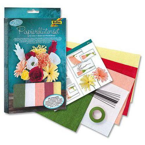 Illustration de : Atelier de fleurs en crépon - Folia