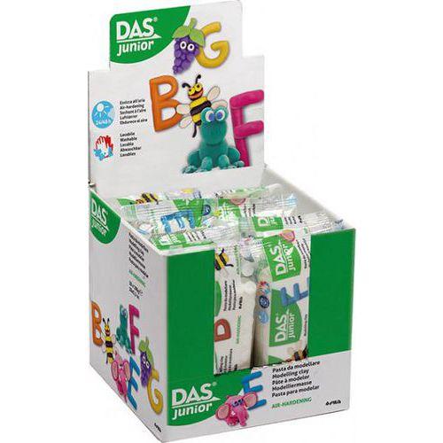 Illustration de : Assortiment de 10 sachets 100g pâte à modeler color - Das