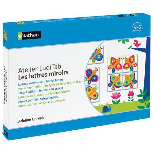 Illustration de : Atelier Luditab - lettres miroirs-Nathan