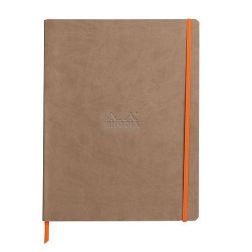 Illustration de : Cahier souple A4+ 22 x 29,7 cm ligné - Rhodia