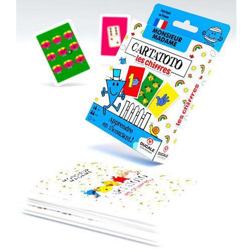 Illustration de : Cartes chiffres Cartatoto